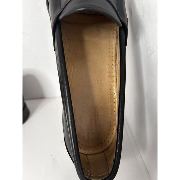 Allen Edmonds Cameron Penny Loafers Sz 9 1/2 C Blk Leather ‎ With Shoe Trees EUC